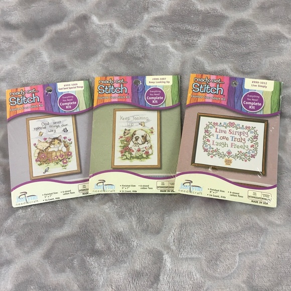 janlynn Other - Counted Cross Stitch Kit Bundle